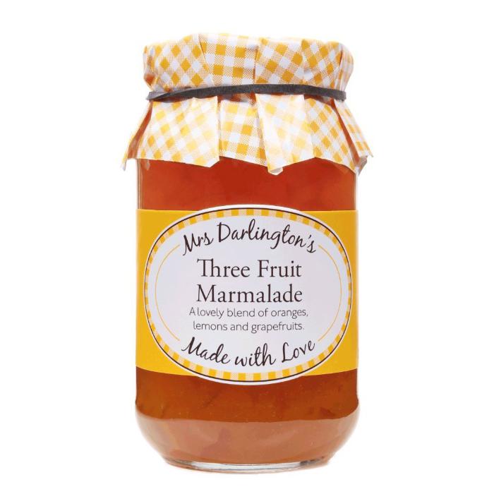Mrs Darlington's - 3 Fruit ( Orange Lemon & Grapefruit) Marmalades, 340g  Pack of 6 