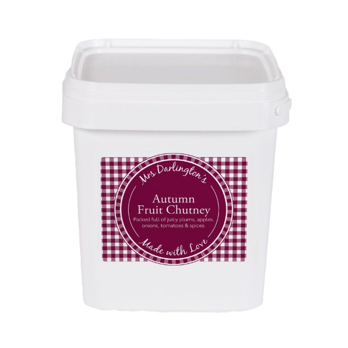 Mrs Darlington's - Autumn Fruit Chutney Catering Tubs, 3 KG