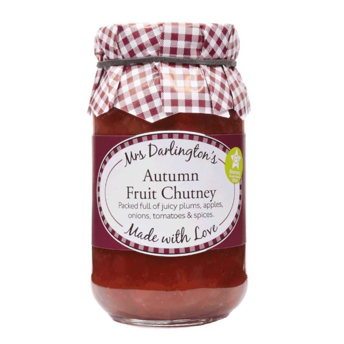 Mrs Darlington's - Autumn Fruit Chutney, 312g  Pack of 6