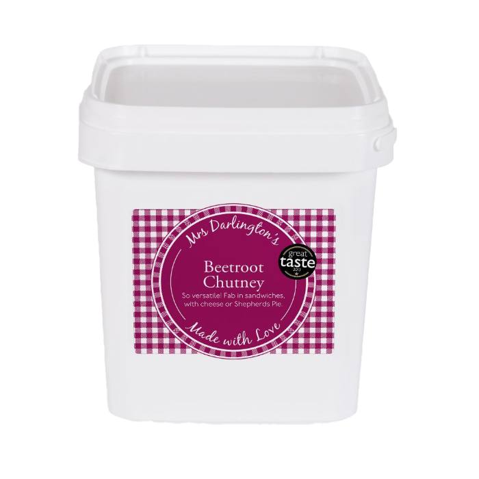 Mrs Darlington's - Beetroot Chutney Catering Tubs, 3 KG