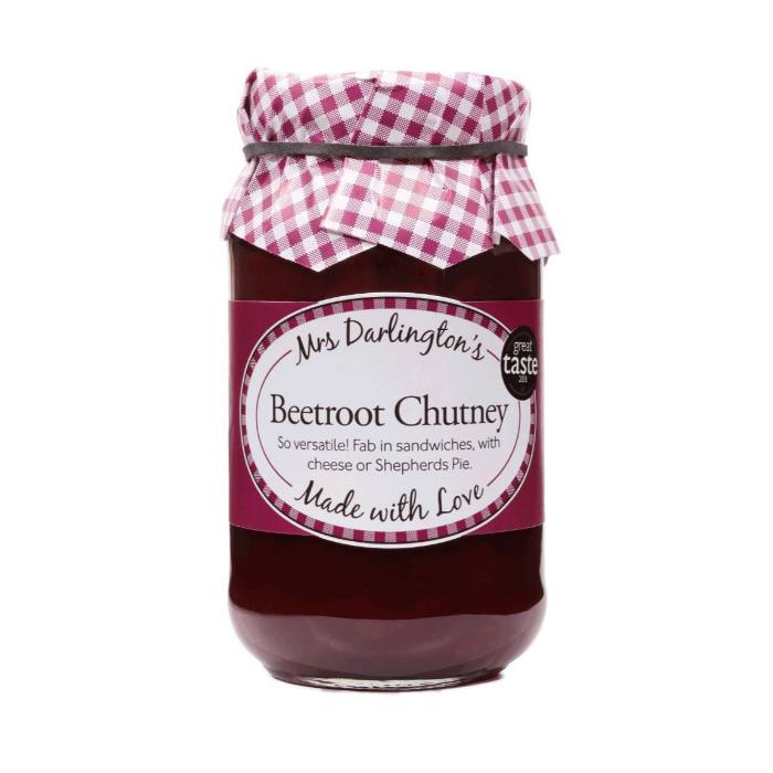 Mrs Darlington's - Beetroot Chutney, 312g  Pack of 6