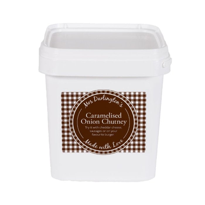 Mrs Darlington's - Caramelised Onion Chutney Catering Tubs, 3KG