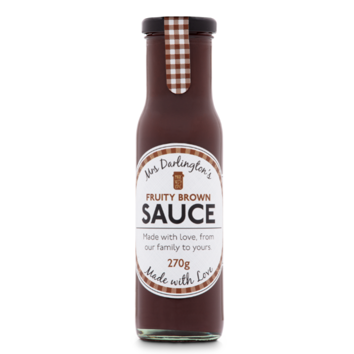 Mrs Darlington's - Fruity Brown Sauce, 270g  Pack of 6
