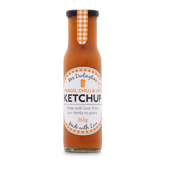 Mrs Darlington's - Mango, Chilli & Lime Ketchup, 265g  Pack of 6