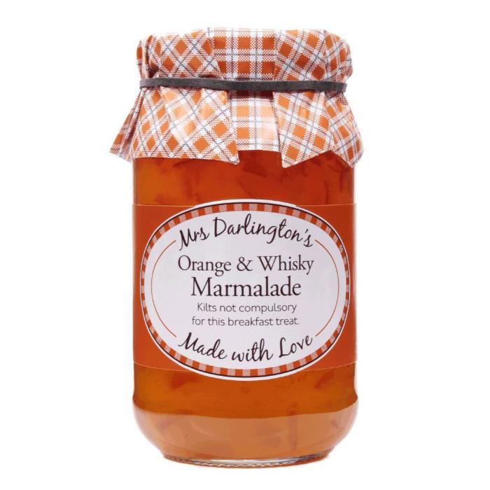 Mrs Darlington's - Orange with Whiskey Medium Cut Marmalade, 340g  Pack of 6