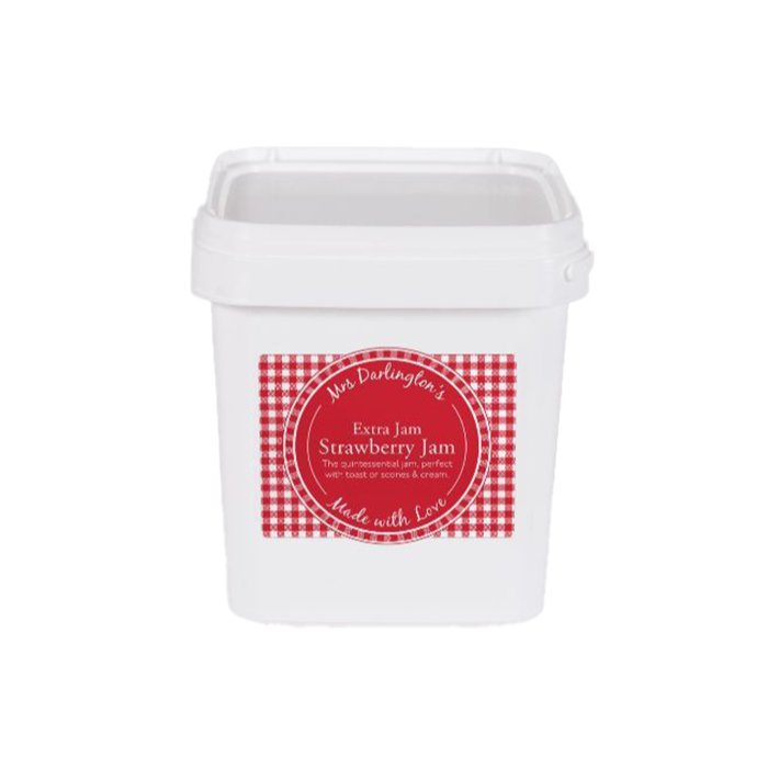Mrs Darlington's - Strawberry Jam Catering Tubs, 3.4 KG