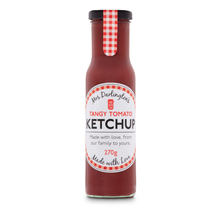 Mrs Darlington's - Tangy Tomato Ketchup, 270g  Pack of 6