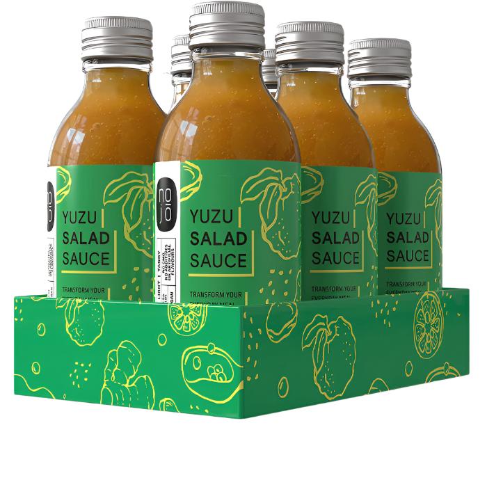 NOJO - Yuzu Salad Sauce, 200ml - Pack of 6