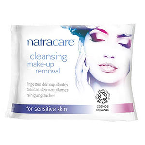 Natracare - Cleansing Make-Up Removal Wipes, 20 Wipes