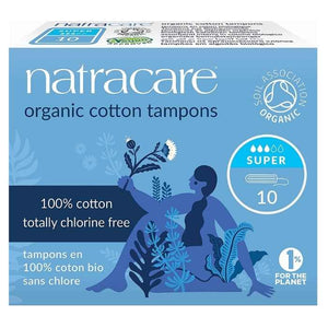 Natracare - Organic Super Tampons, 10 Tampons