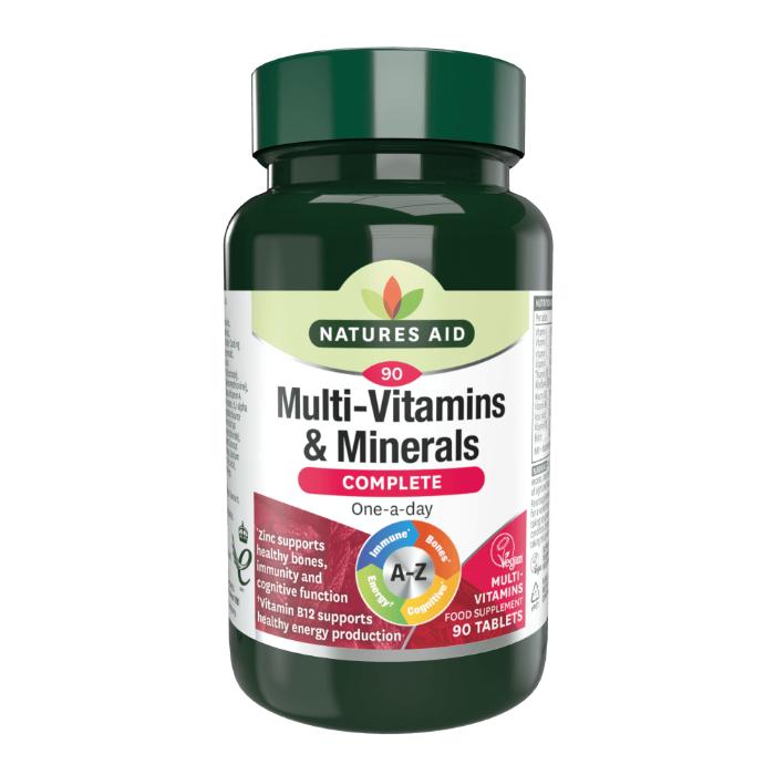 Natures Aid - Complete Multi Vitamins & Minerals, 90 Tabs