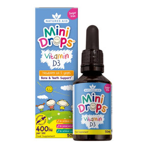 Natures Aid - Mini Drops Vitamin D3, 50ml