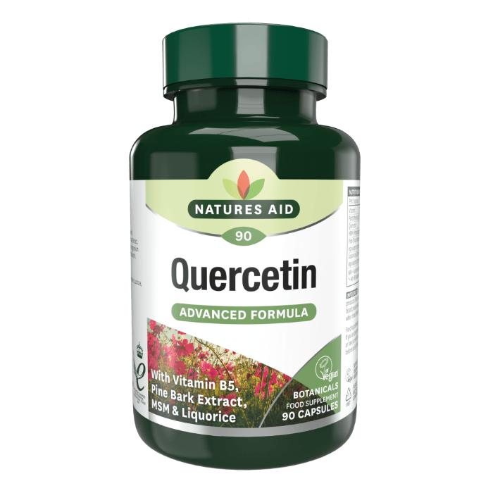 Natures Aid - Quercetin VitB5, 90 Capsules