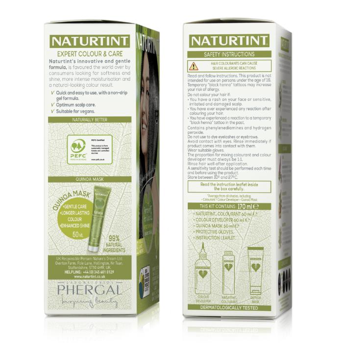 Naturtint - Ash Blonde 8A, 160ml - back