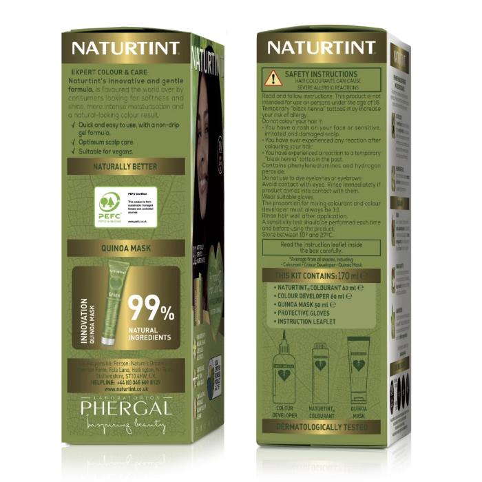 Naturtint - Dark Blonde 6N, 160ml - back