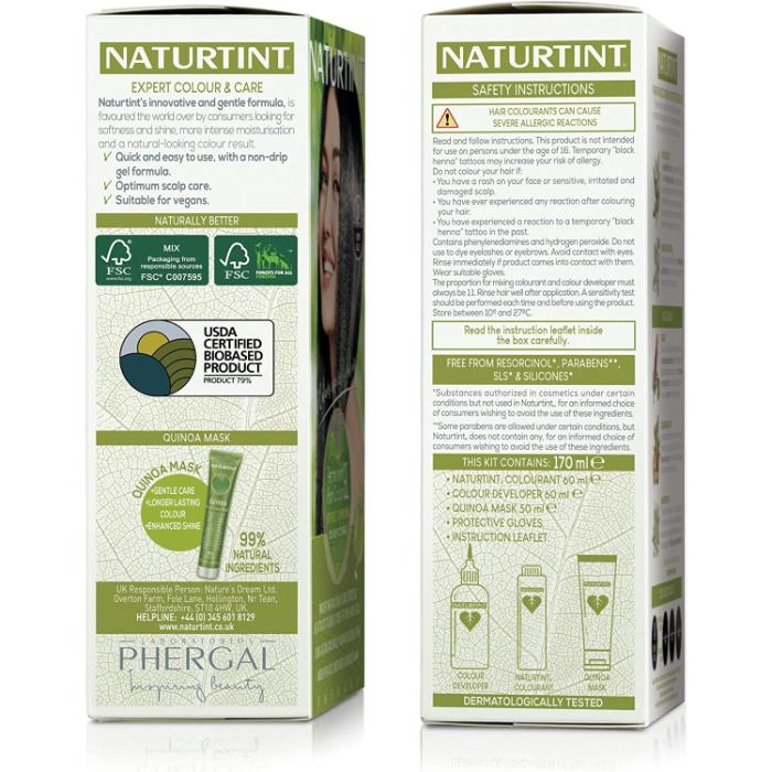 Naturtint - Hazelnut Blonde 7N, 160ml - back