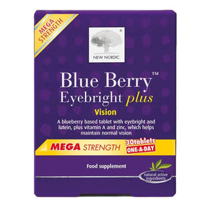 New Nordic - BlueBerry Eyebright Plus, 30 Tabs