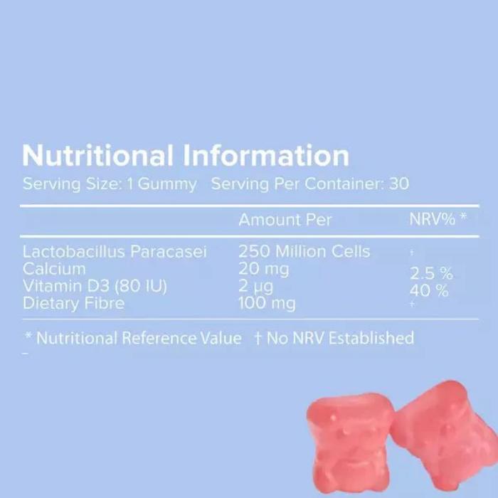 Novomins - Kids Probiotic Gummies, 30 Gummies - back