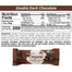 NuGo - Organic Dark Chocolate Bar Double Chocolate, 50g  Pack of 12 - Back