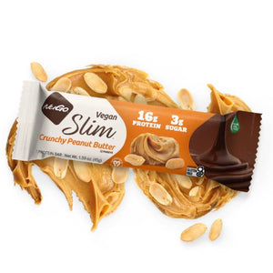 NuGo - Slim Crunchy Bar, 45g | Pack of 12 | Multiple Flavours