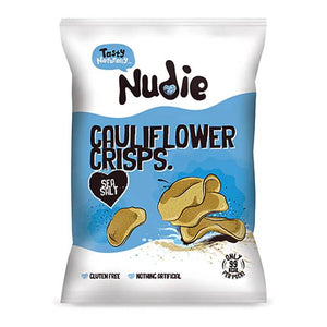 Nudie - Caulifower Crisps with Sea Salt | Multiple Sizes