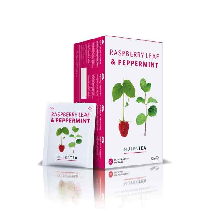 NutraTea - Raspberry Leaf & Peppermint Tea, 40g