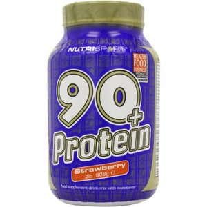 Nutrisport - 90+ Protein Strawberry - Aspartame Free, 908g
