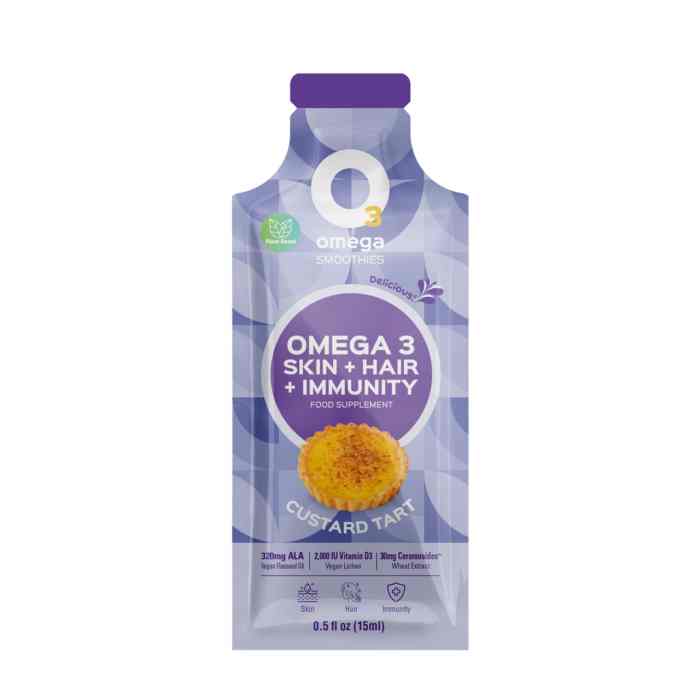 O3Omega Smoothies - Custard Tart ALA, 1 Piece  Pack of 14