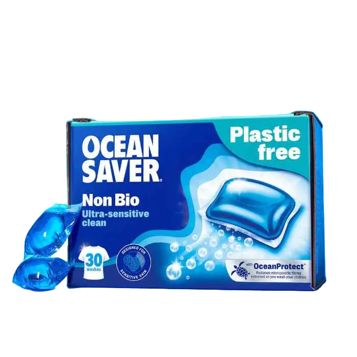 OceanSaver - Non-Bio Laundry EcoCaps, 30 Pieces | Pack of 5