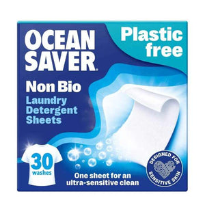 OceanSaver - Non-Bio Laundry EcoSheets (Fresh Linen), 15 Pieces