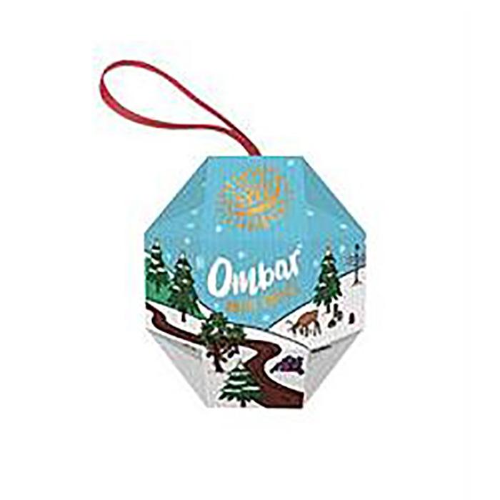 Ombar - Ombar Core Range Xmas Bauble (contains 16x5g chocs inside), 80g