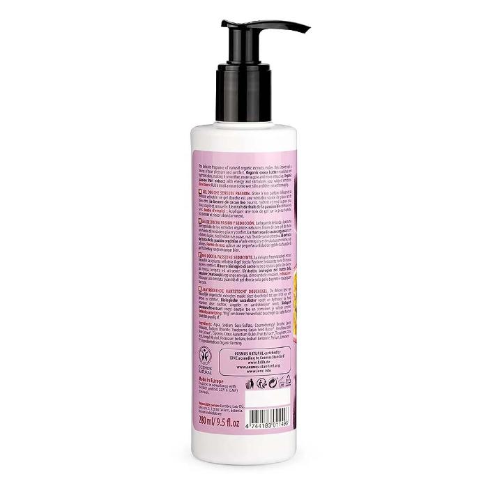 Organic Shop - Alluring Shower Gel Passion Fruit & Cocoa, 280ml - back