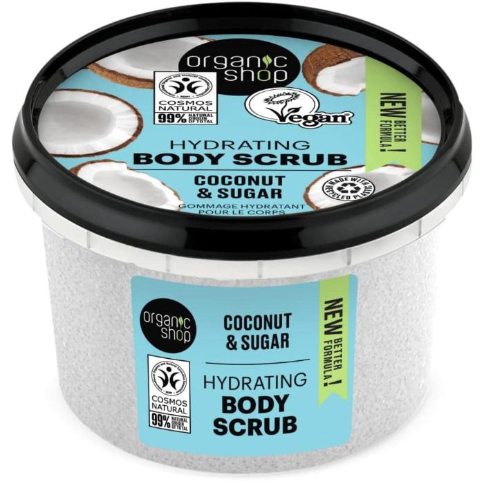 Organic Shop - Hydrating Body Scrub Coconut, 250ml