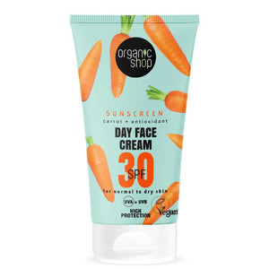 Organic Shop - Sunscreen Day Face Cream 30SPF, 50ml | Multiple Options