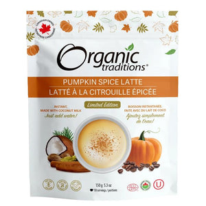 Organic Traditions - Organic Pumpkin Spice Latte, 150g