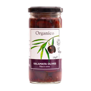 Organico - Kalamata Olives pitted in Brine, 230g