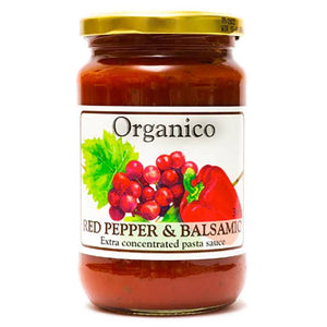 Organico - Red Pepper & Balsamic Extra Concentrated Pasta Sauce, 360g