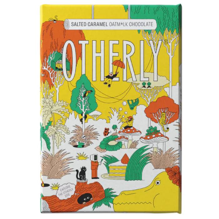 Otherly - Oatmlk Chocolate Bar Salted Caramel, 130g  Pack of 15
