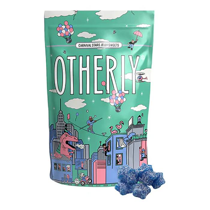 Otherly OatmLk Chocolate - Carnival Stars Jelly Sweets, 80g - Pack of 12