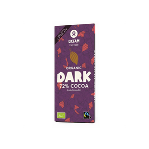 Oxfam Fair Trade - Organic Dark Chocolate 72%, 100g