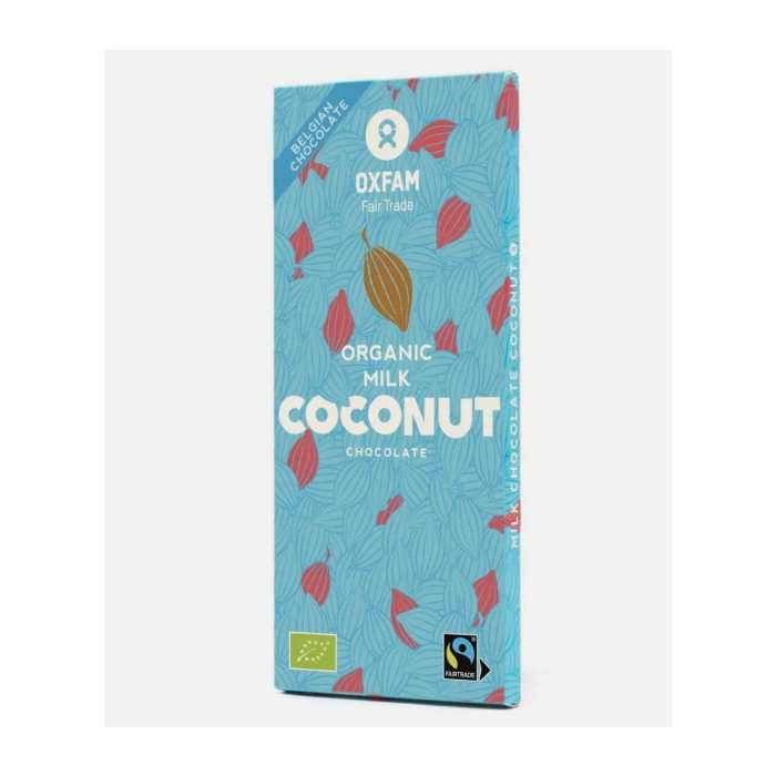 Oxfam Fair Trade - Organic Milk Chocolate Coconut, 100g