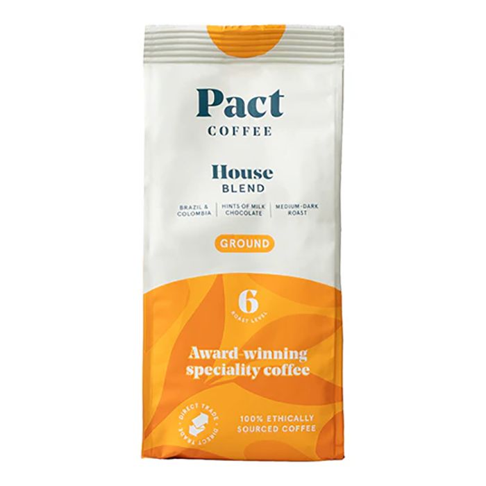 Pact Coffee - House Blend Ground, 200g  Pack of 6