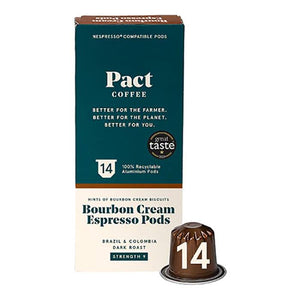 Pact Coffee - Pact Fruit & Nut Espresso Pods, 200g - Pack of 14