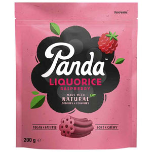 Panda Liquorice - Raspberry Liquorice Bag, 200g | Multiple Options