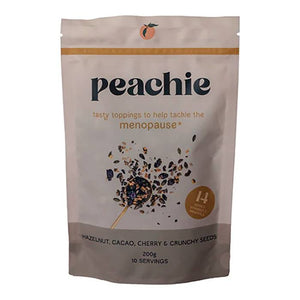 Peachie - Hazelnut Cacao Cherry & Crunchy Seeds Menopause Topping, 200g - Pack of 12