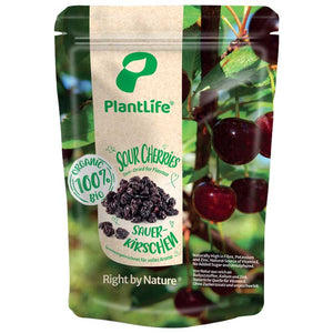 PlantLife - Organic Fairtrade Sour Cherries, 100g