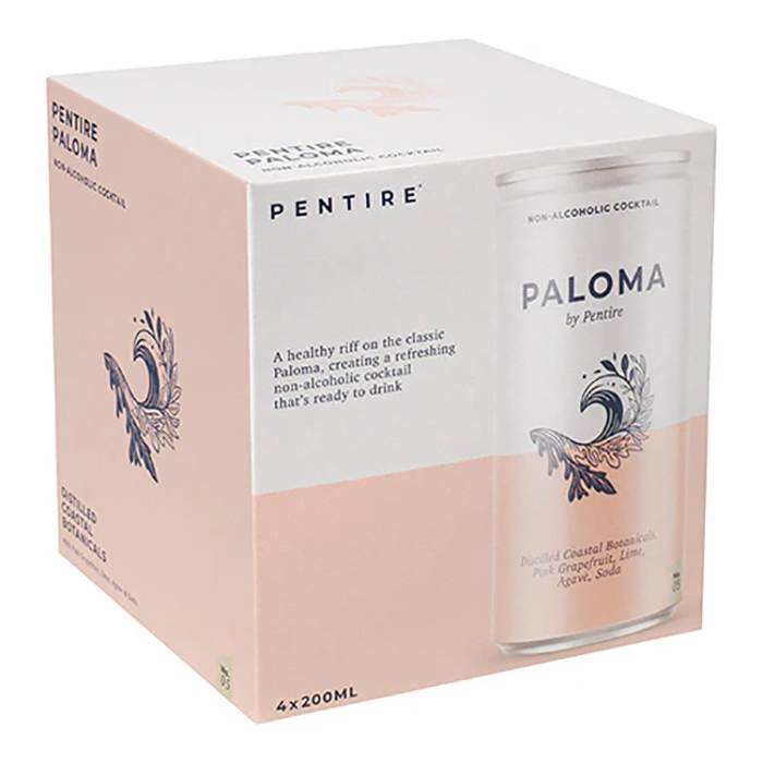 Pentire Drinks - Paloma Can, 4x200ml  Pack of 6