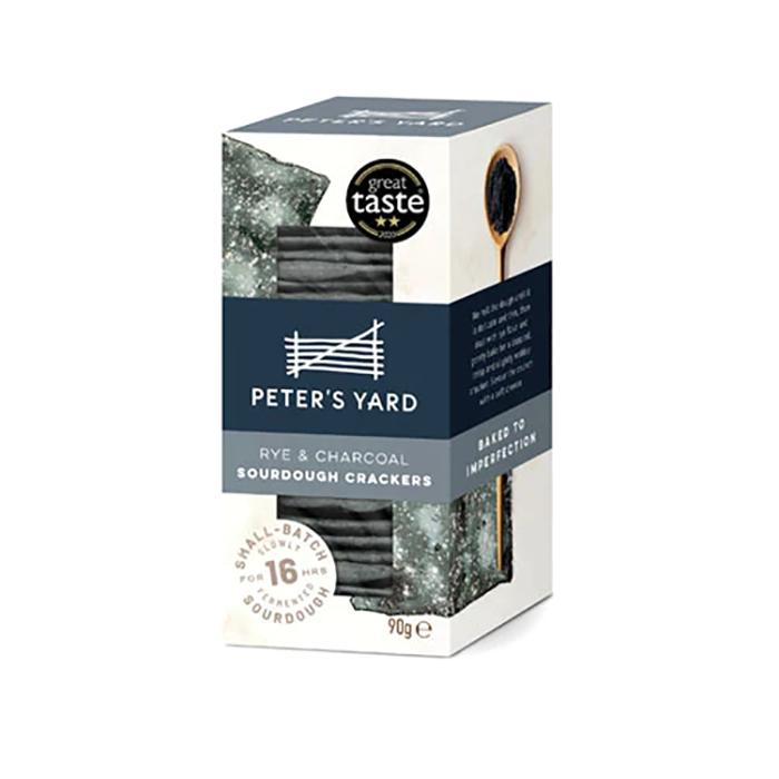 Peter's Yard - Mini Crackers Charcoal & Rye 90g - Pack of 12