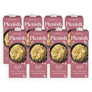 Plenish - Organic Gluten Free Oat M*lk, 1L | Pack of 8