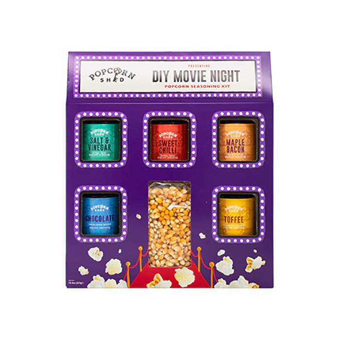 Popcorn Shed - DIY Movie Night Popcorn Seasoning Kit, 625g | Pack of 6 ...